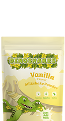 Dinoshakes Vanilla Milkshake Powder