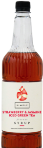 Strawberry and Jasmine Iced Green Tea Syrup 1 Litre