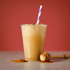 Salted Honeycomb Iced Latte