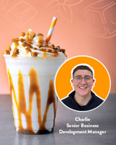 caramel frappe and caramel sauce