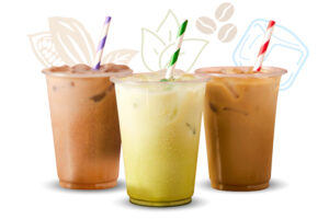 Rise of the iced lattes, iced matcha. iced chocolates, trends.