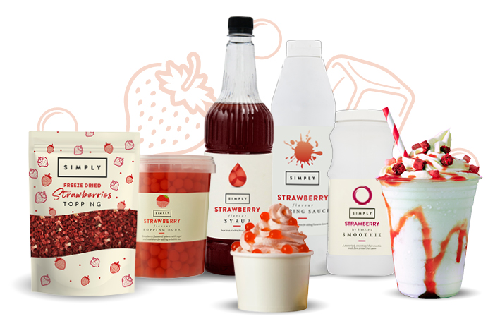 berrylicious beverages and desserts, strawberry products