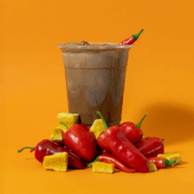 Hot Honey Iced Chocolate