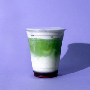 Blueberry Cloud Iced Matcha