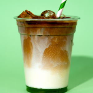 Pandan & Coconut Iced Latte