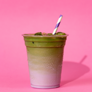 Ube & Vanilla Iced Matcha
